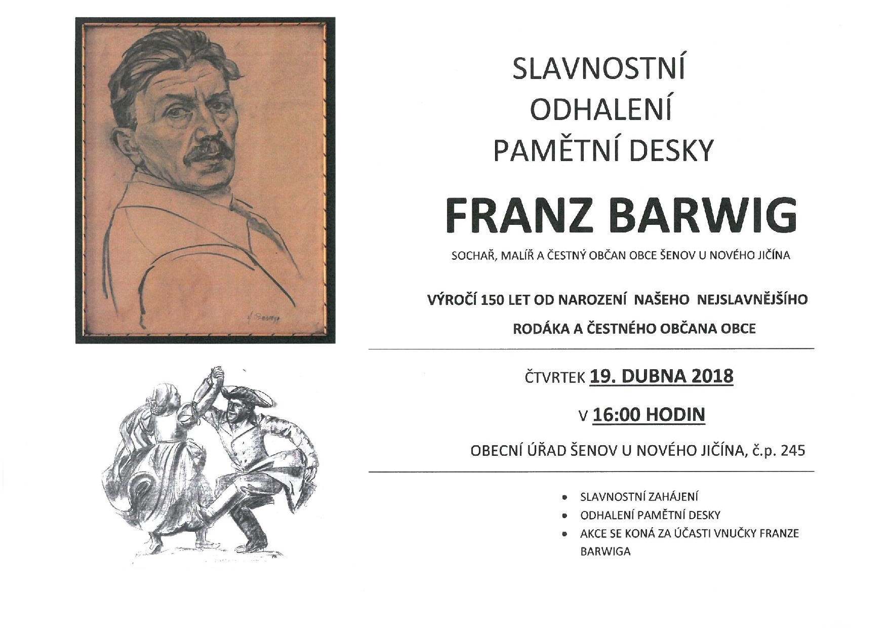 Franz Barwig pamet deska